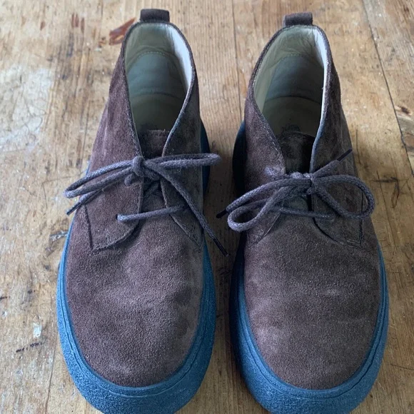 Tods Men's Brown Suede Desert Boots - Picture 11 of 16